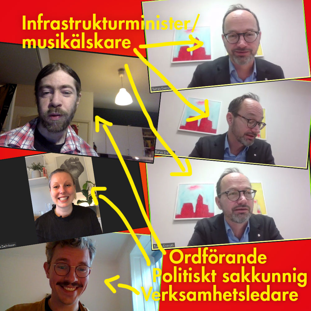 Digital fika med Infrastrukturministern