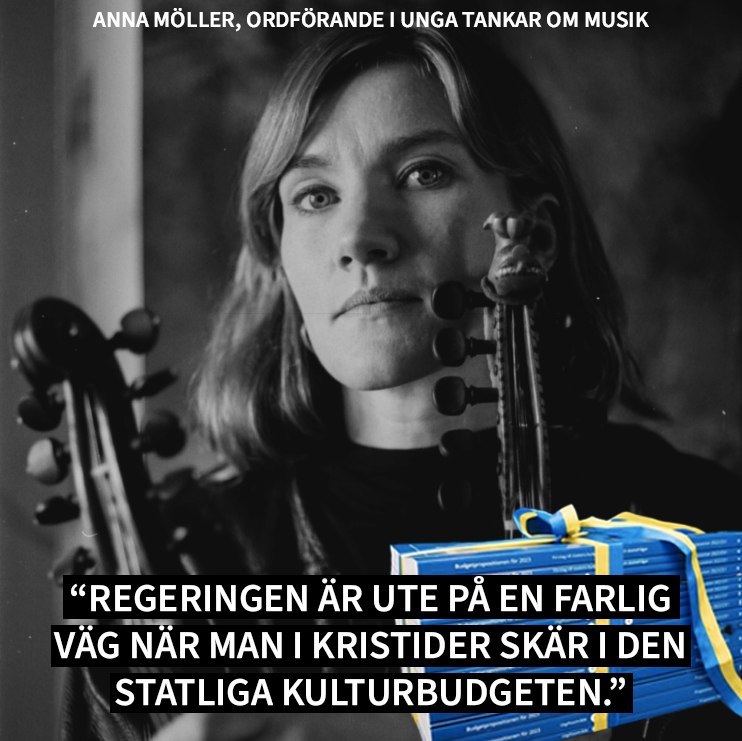 UTOM kommenterar kulturbudgeten