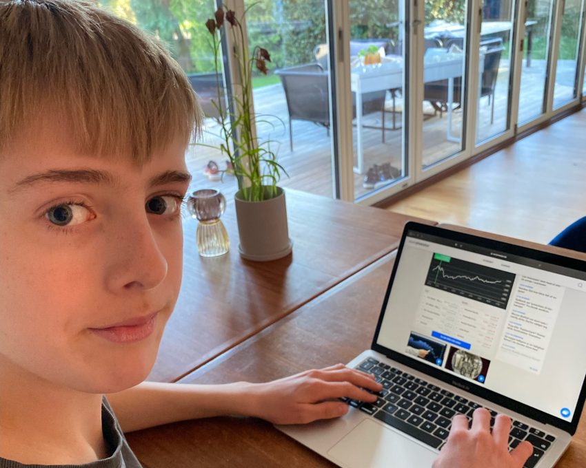 Bertram 14-årig investor