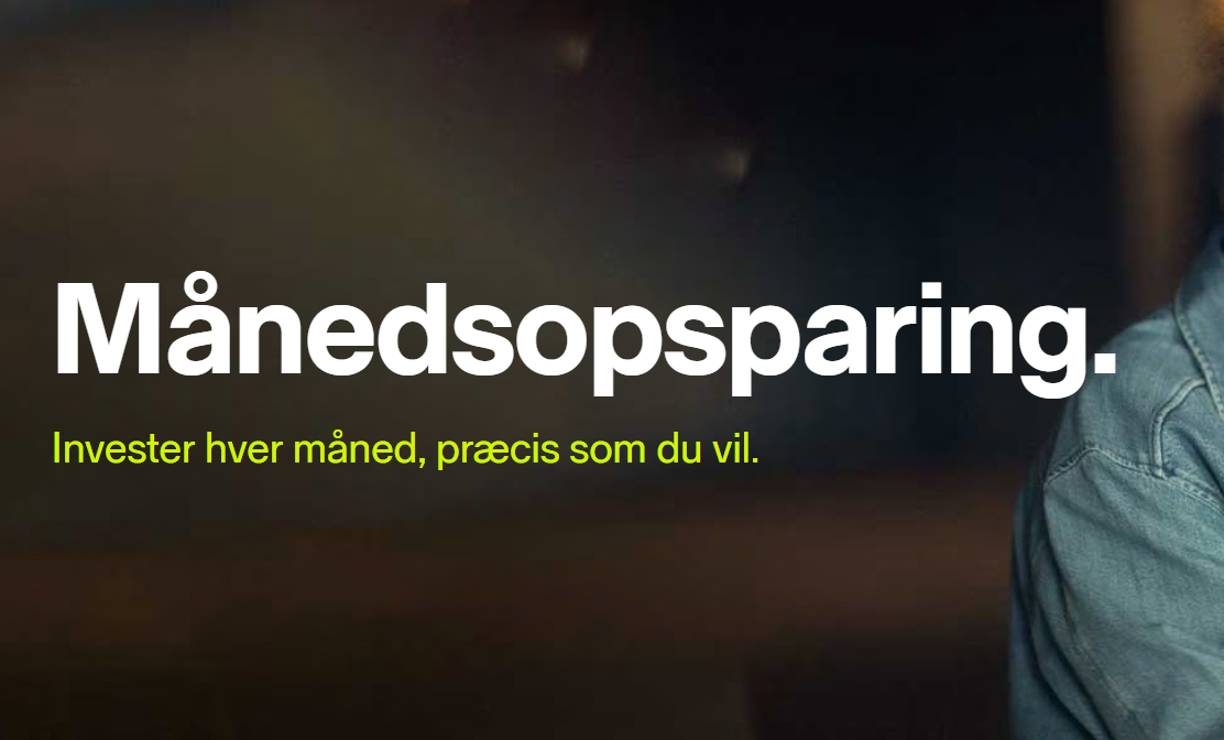 Nordnet månedsopsparing