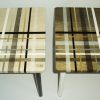 2 square coffee tables-White and Black