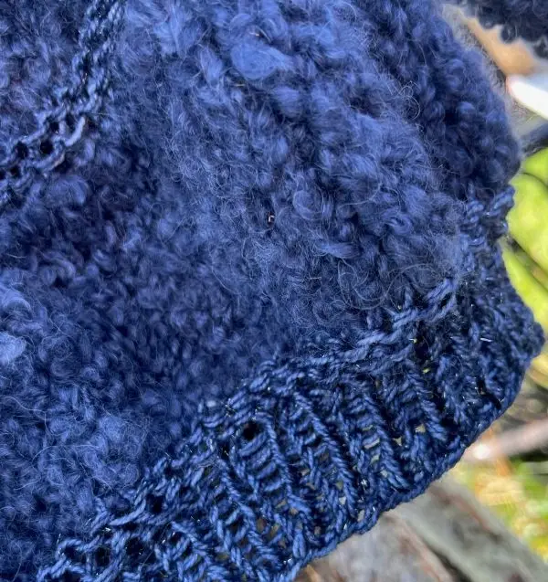 Opskrift10 Bluse i Chunky Loops med raglan