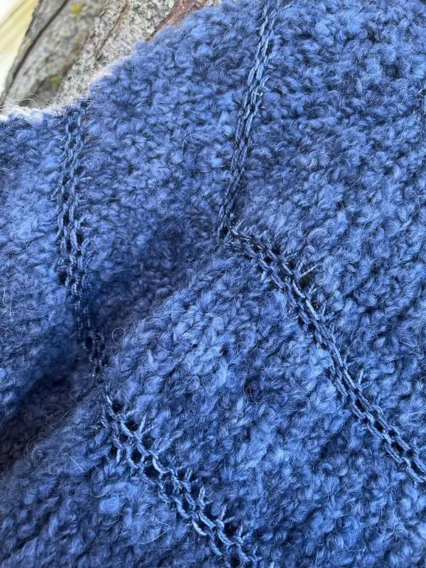 Opskrift19 Bluse i Chunky Loops med raglan