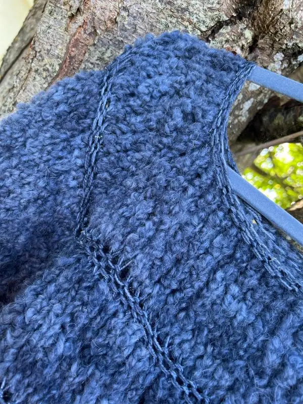 Opskrift9 Bluse i Chunky Loops med raglan