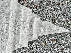 Ribeauvillé, asymmetrisk sjal i flere kvaliteter