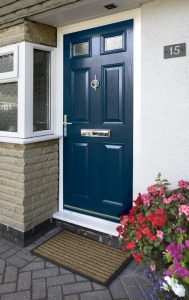 blue composite door