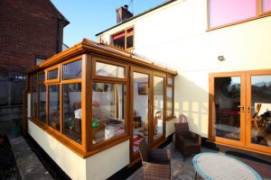 brown edwardian conservatory