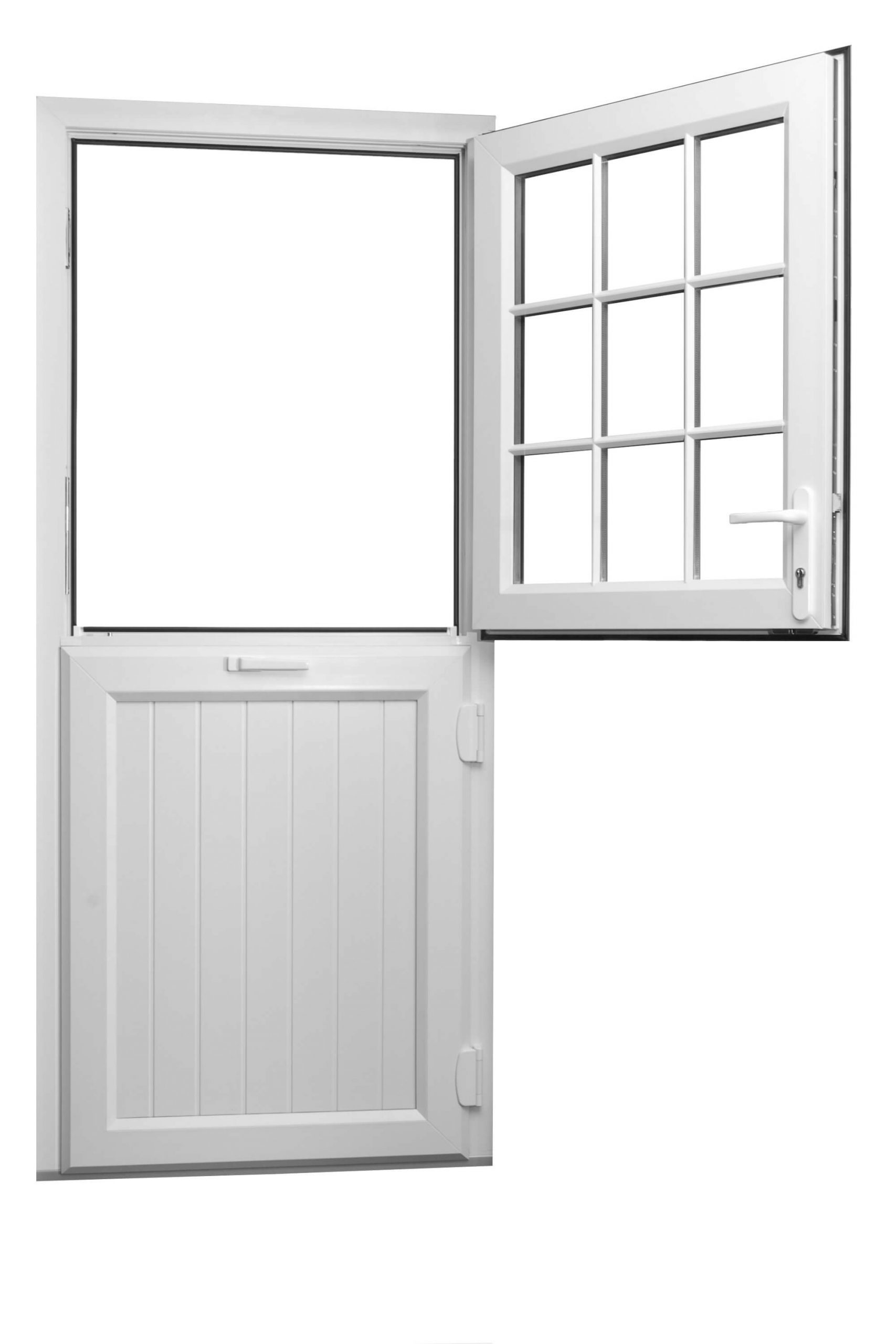 white stable door