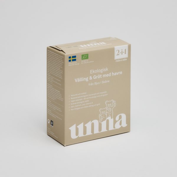 Organic gruel & porridge with oats, 6 mos