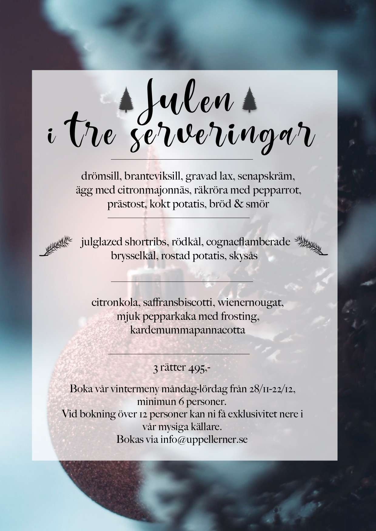 Julmeny UN. 2023