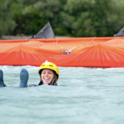 River surfing