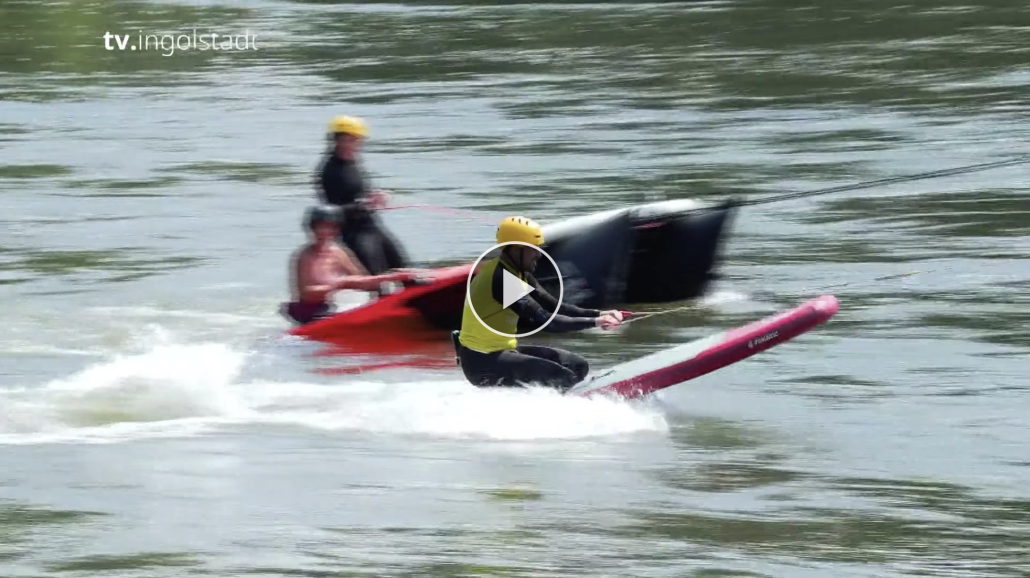 UP STREAM SURFING in Ingolstadt