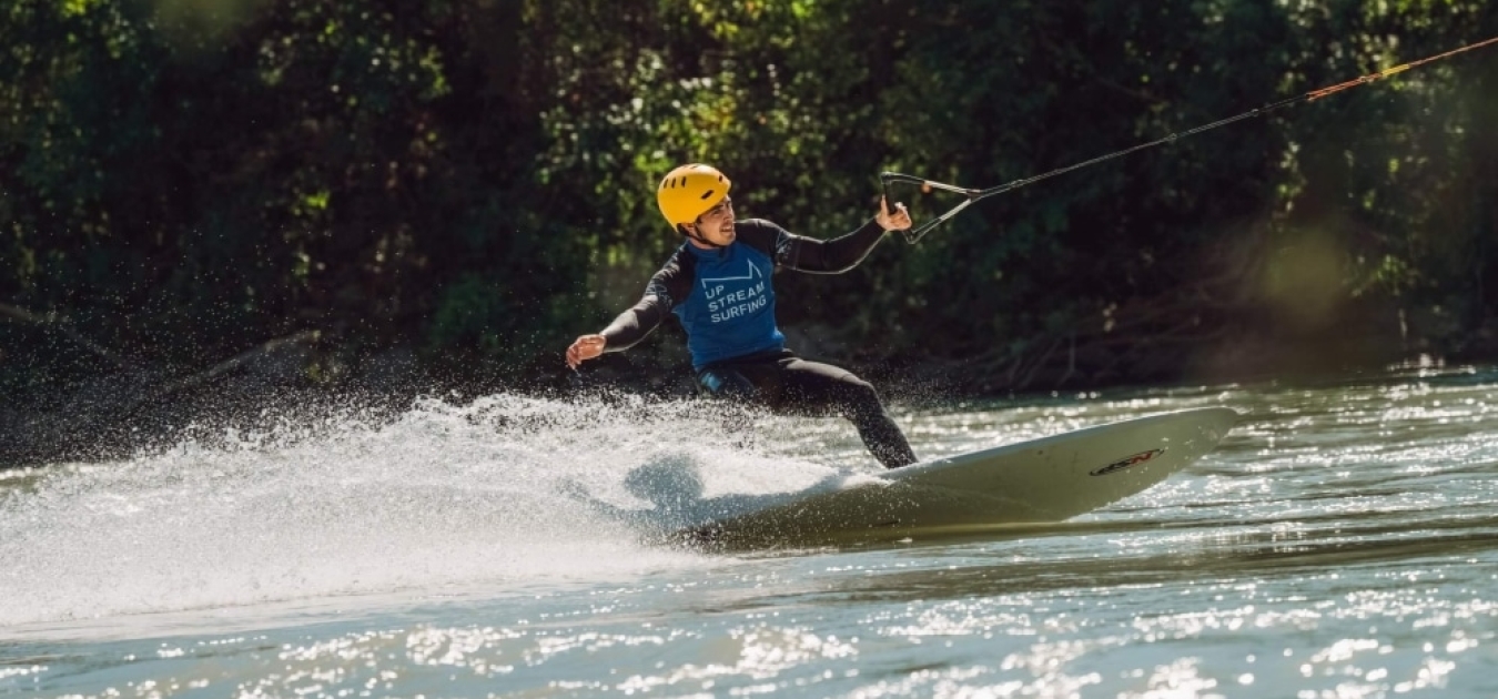 Man surfing