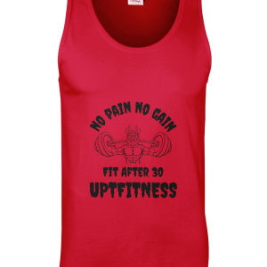 Tank Top NO PAIN NO GAIN VIKING WITH BAR BLACK