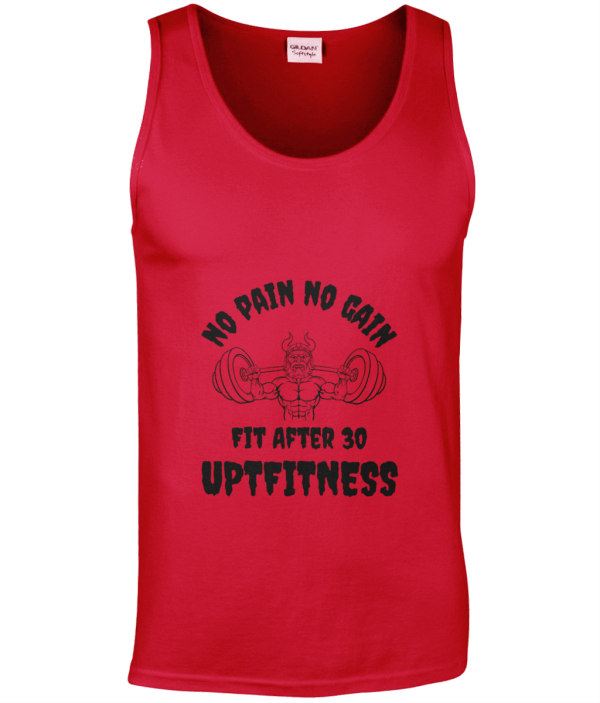 Tank Top NO PAIN NO GAIN VIKING WITH BAR BLACK