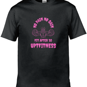 T-Shirt NO PAON NO GAIN VIKING WITH BAR PINK