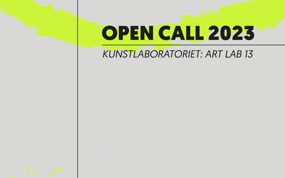 OPEN CALL: ART LAB 13