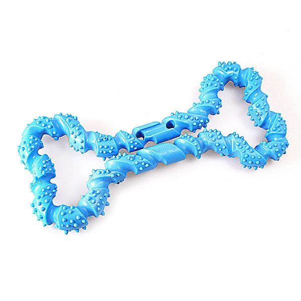 18 cm Silicone Bone Toy for Pet Dog - Random Colour - Image 2