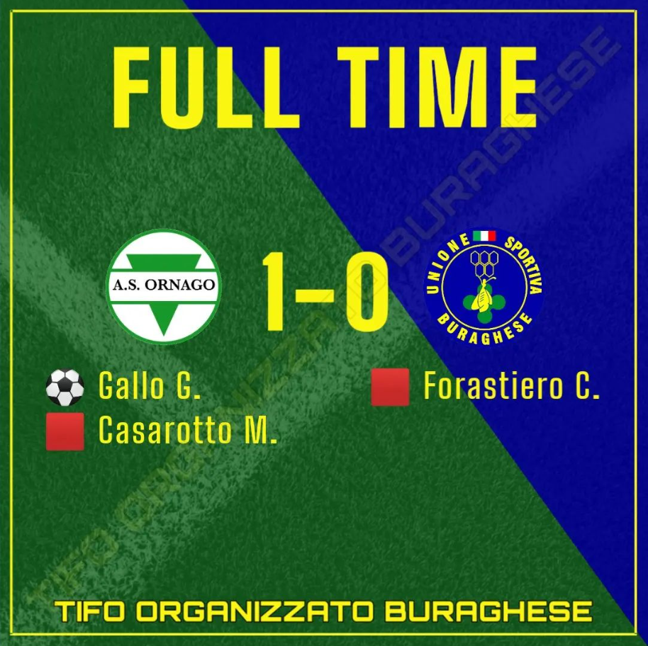 ORNAGO 1-0 BURAGHESE