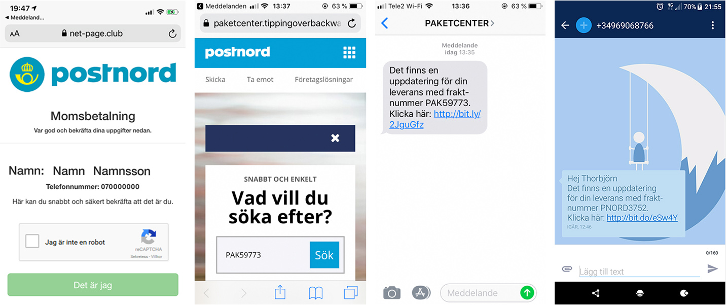 Polisen varnar: Falska SMS om avgifter för paket - uSecurity