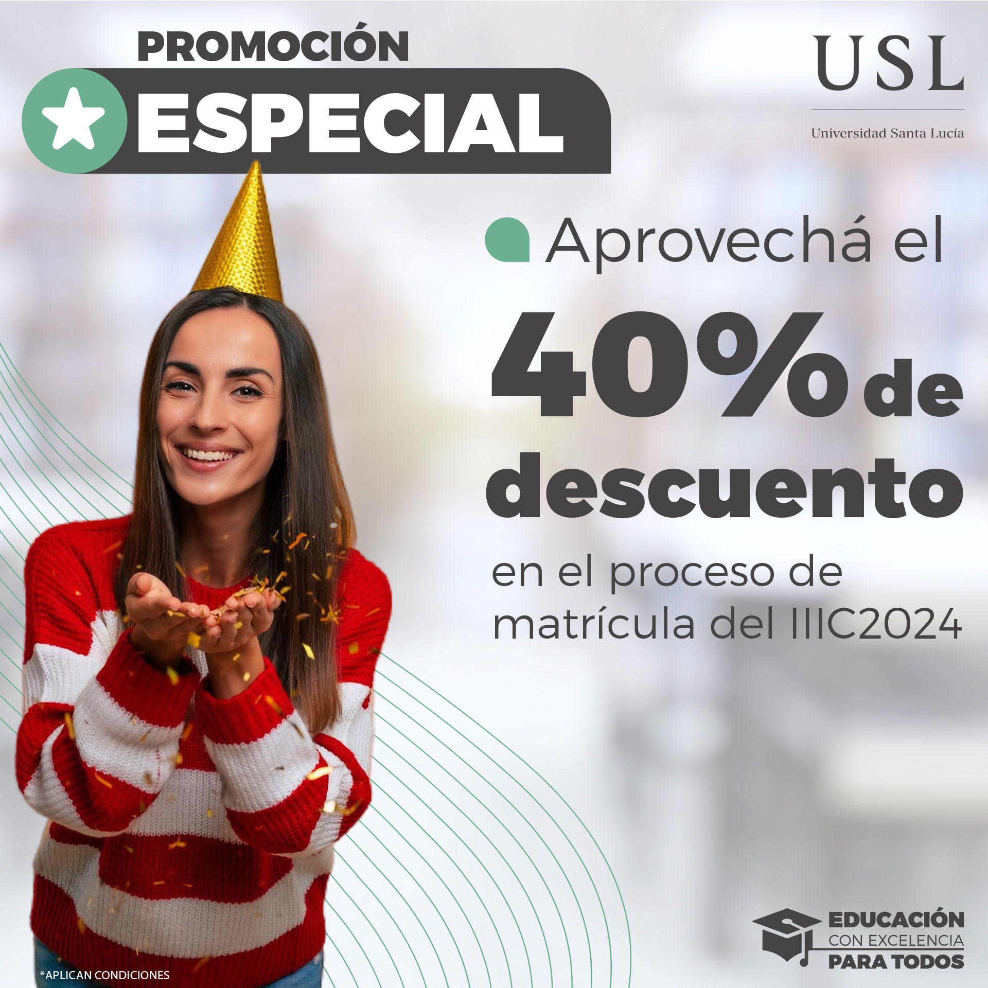 Reglamento de Promoción 4to Aniversario de la Sede Alajuela: 40% de Descuento en Matrícula