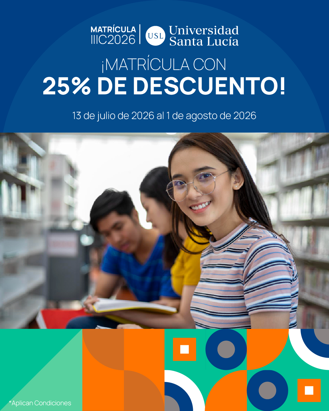 Promociones Matrícula III Cuatrimestre 2026 Alajuela