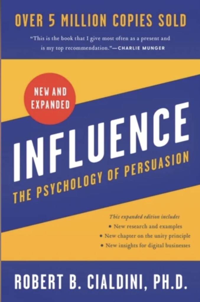 Robert Cialdini influence book