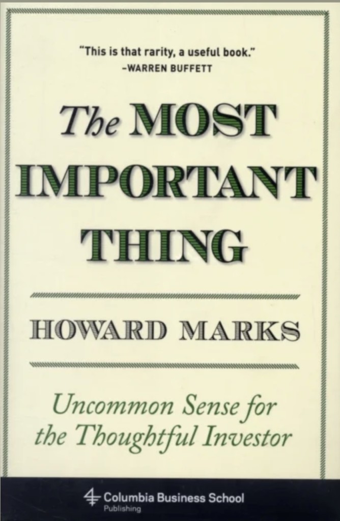 the most important thing howard marks