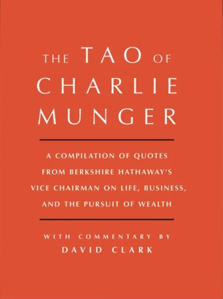 the tao of charlie munger book