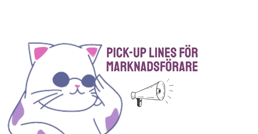 pick-up lines för marknadsförare