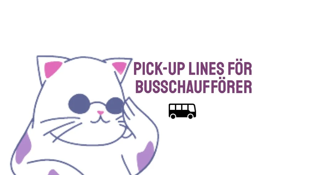 pick-up lines för busschaufförer