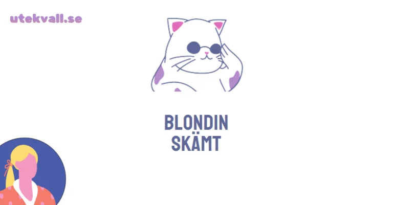 Blondin skämt utvald bild