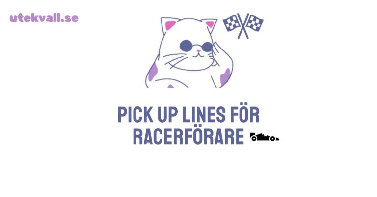 pick up lines racerförare