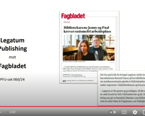 Legatum Publishing mot Fagbladet