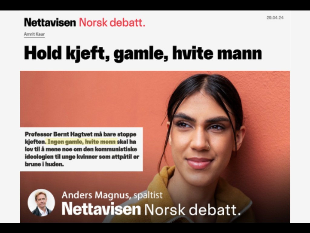 hold kjeft gamle hvite mann