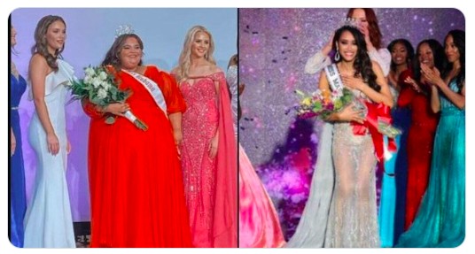 USA: Sykelig overvektig kvinne vinner Miss Alabama og en MANN vinner Miss Maryland