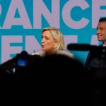 Foto: Marine Le Pen og Jordan Bardella.