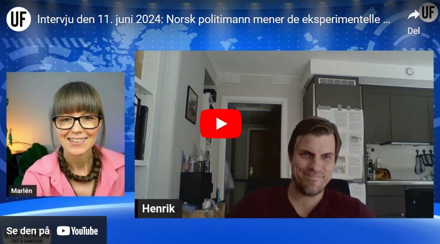 Norsk politimann mener de eksperimentelle vaksinene er folkemord