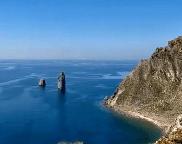 Uitzicht vanop het eiland Lipari