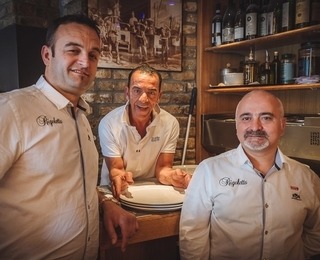 Het team van Rigoletto, Italiaans restaurant in Knokke