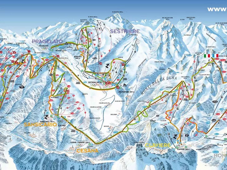 skigebied Via Lattea