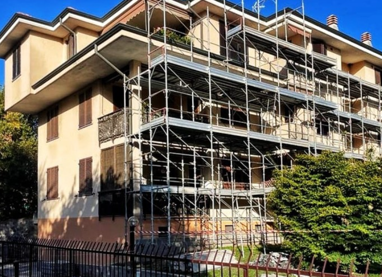 Bouw van een nieuwe woning in Italië