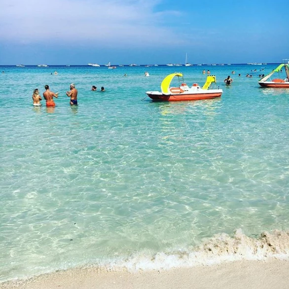 Mondello Beach bij Palermo