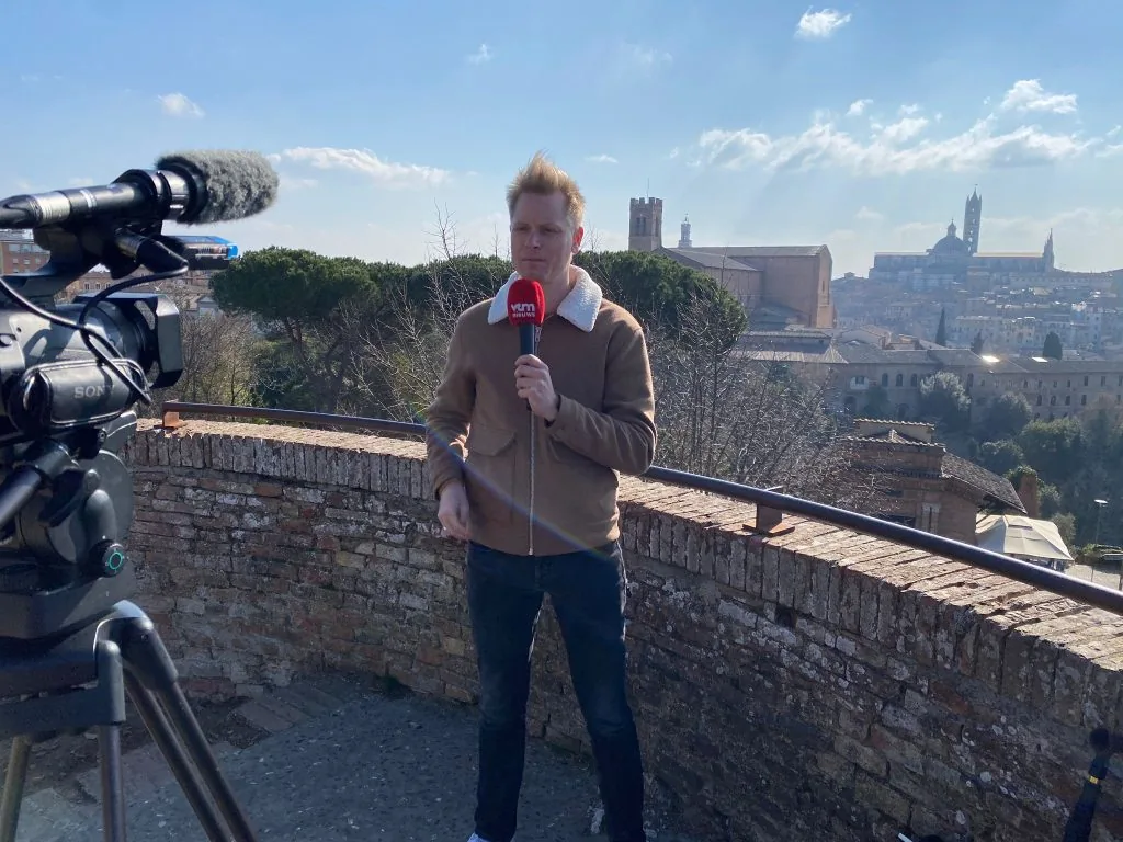 Sportjournalist Stijn Vlaeminck is verliefd