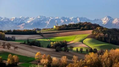 Panoramische zicht op Monferrato