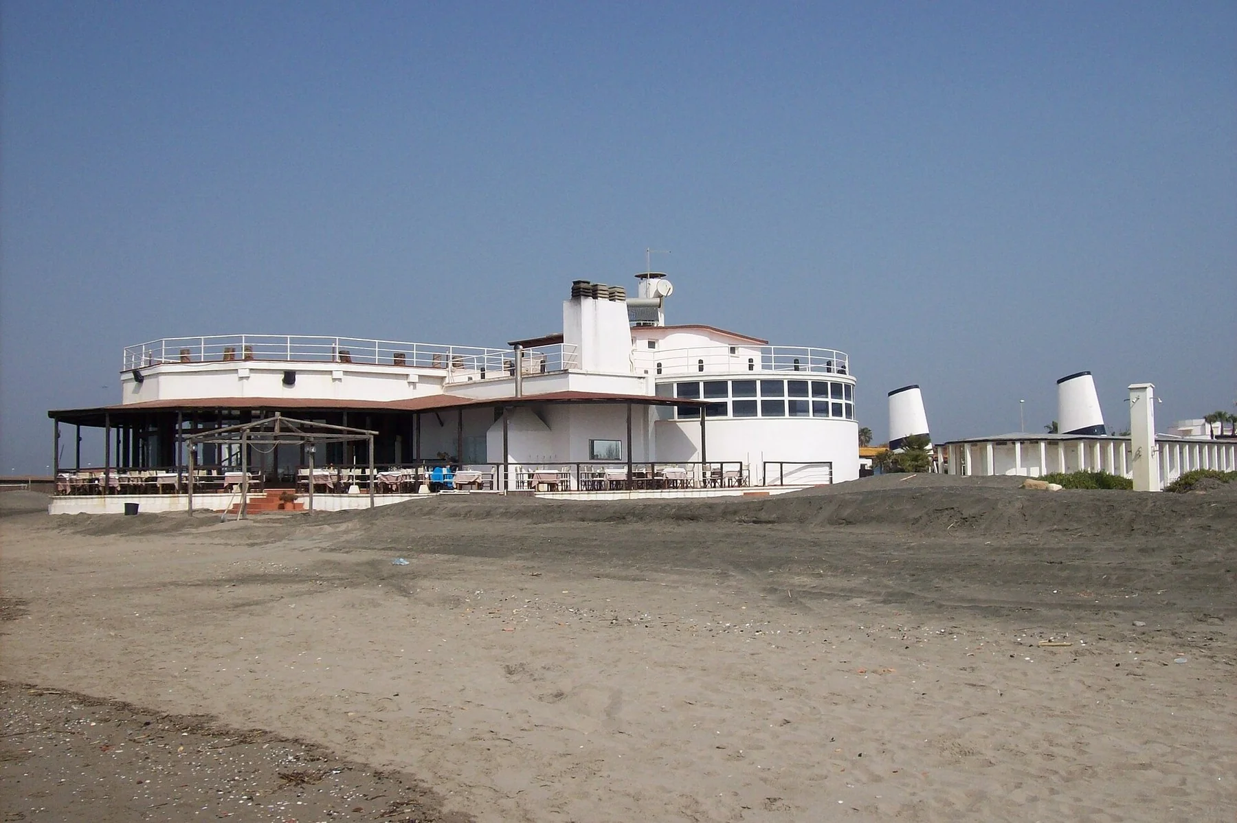 Stranden bij Fregene Stranden bij Fregene