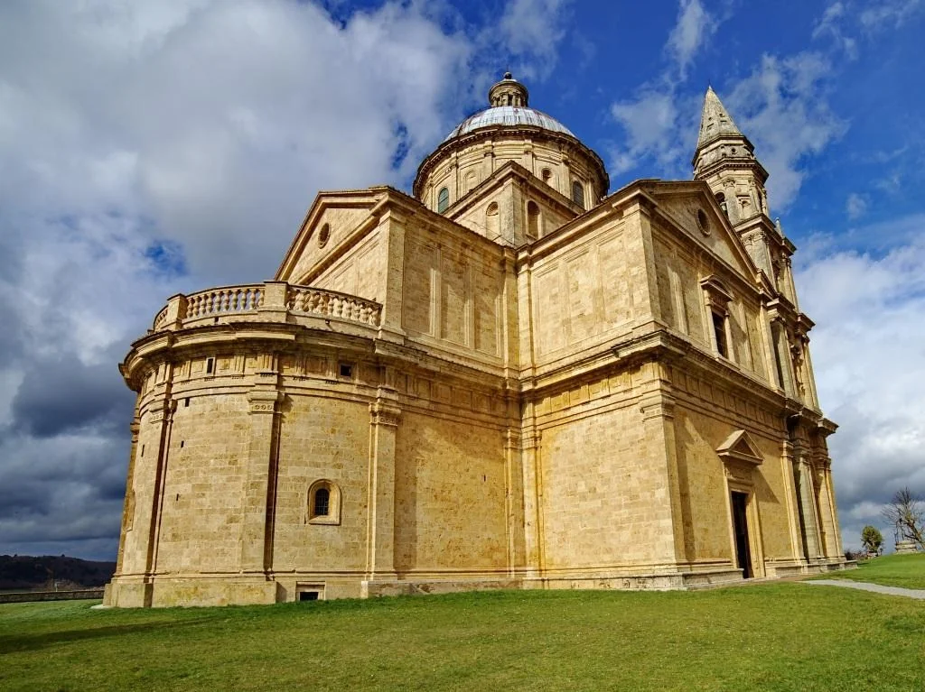Montepulciano bezoeken Tempio di San Biagio onder Montepulciano