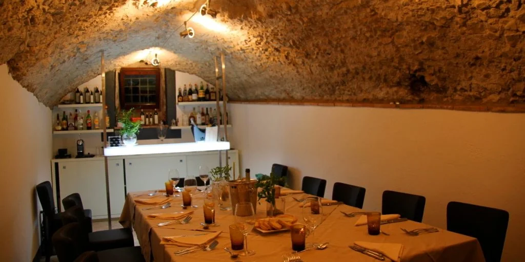 Restaurant van Tenuta di Canonica bij Todi Restaurant van Tenuta di Canonica bij Todi