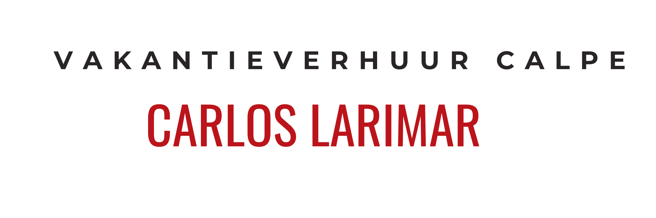wit logo carlos larimar (Billboard (liggend) - 2592 x 864 px)