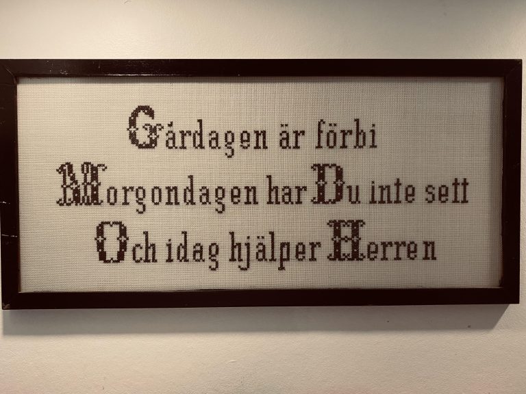 Idag hjälper Herren